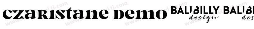 Czaristane Demo字体转换